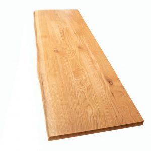 Massivholzplatte natural Eiche 4 cm breite Bohlen geölt
