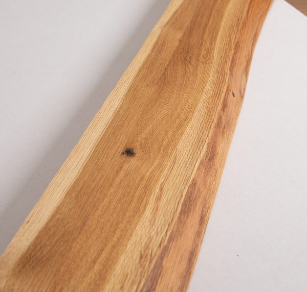 Massivholzregal mit unsichtbaren Halterungen aus Eiche – Bild 2