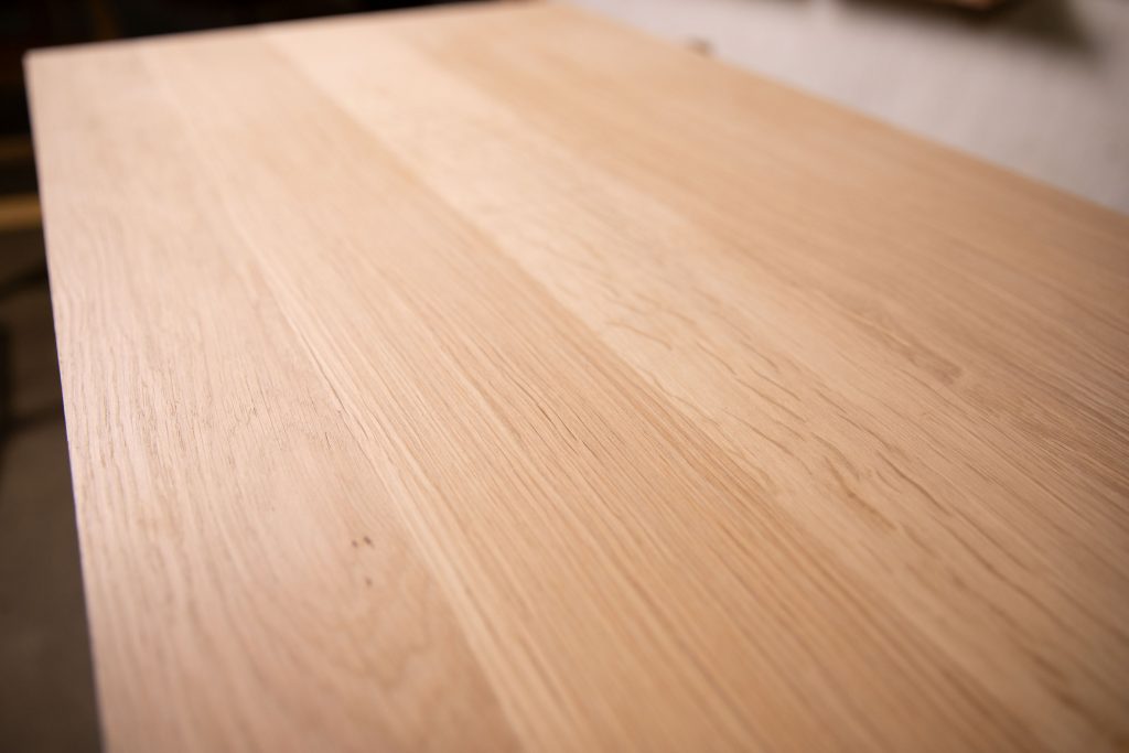 Eiche massiv in A-Qualität ohne Äste, Oberfläche im Detail