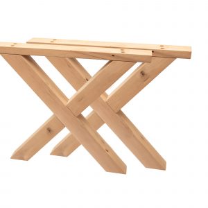 Tischbeine X-Holz massive Ausführung 10x10 cm